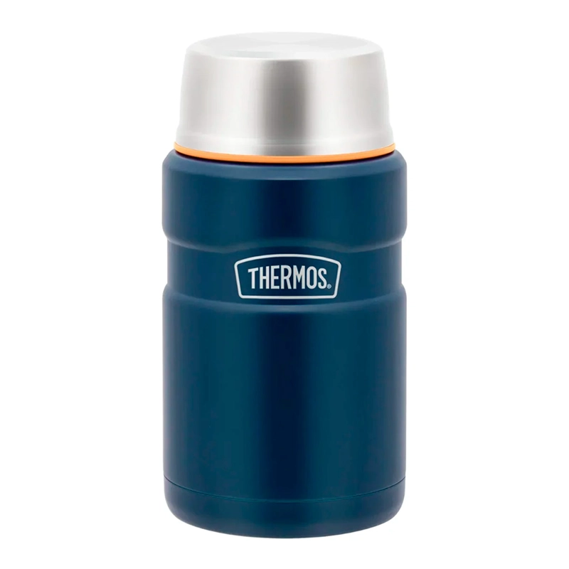 TERMO COMIDA THERMOS KING ACERO INOXIDABLE 710 ML AZUL MARINO - 1