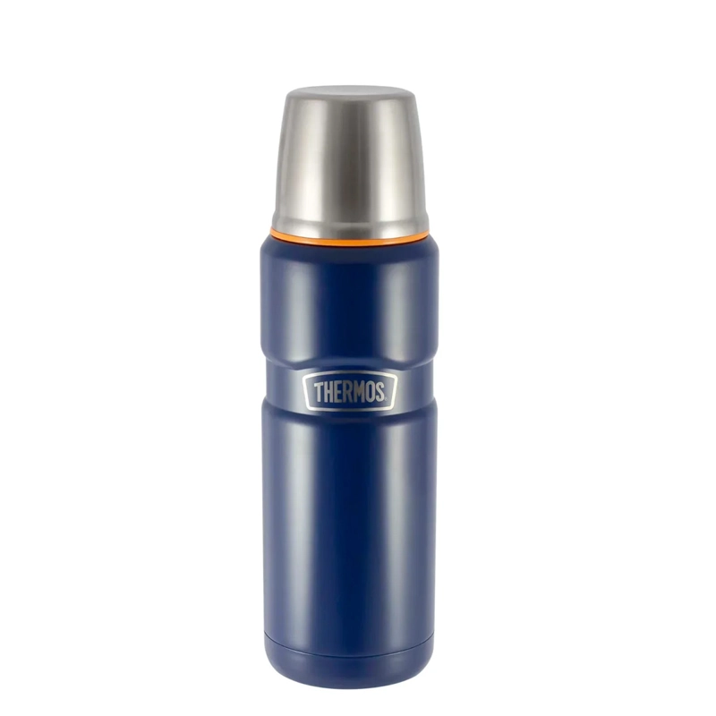 TERMO LÍQUIDO THERMOS KING ACERO INOXIDABLE 470 ML AZUL MARINO - 1