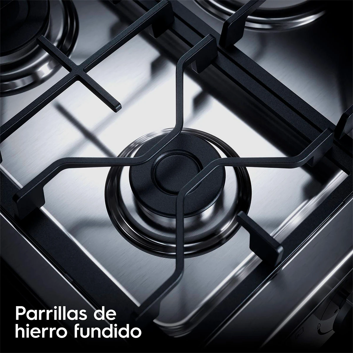 COCINA A GAS ELECTROLUX FE5SXC 5 PLATOS GRILL ACERO - 7