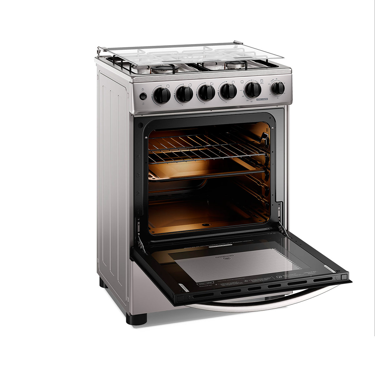 COCINA A GAS MADEMSA FM4TSC 4 PLATOS ACERO - 4