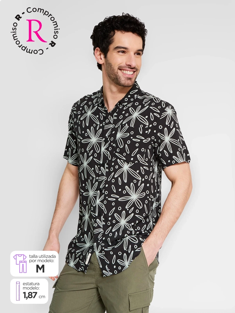 CAMISA HOMBRE CLOUDBREAK ECOVERO MANGA CORTA - 1