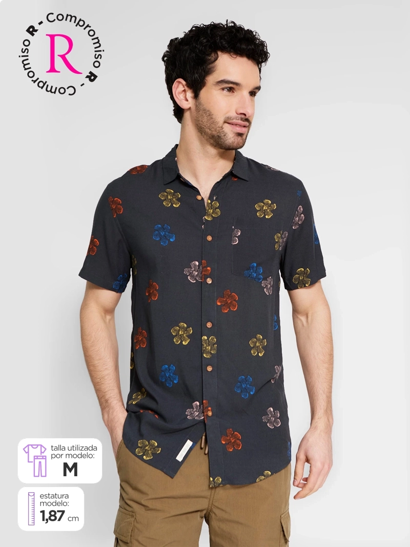 CAMISA HOMBRE CLOUDBREAK ECOVERO MANGA CORTA - 1