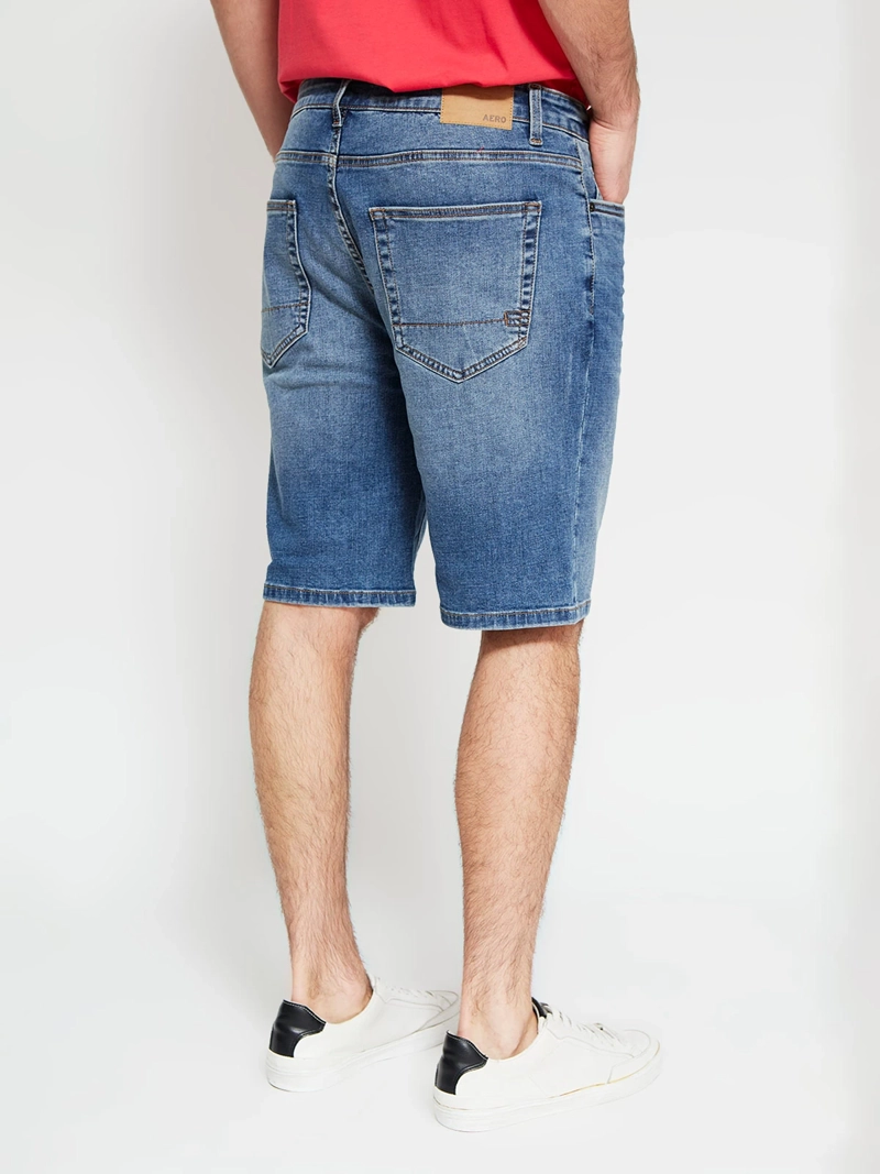 BERMUDA HOMBRE AEROPOSTALE ALGODÓN DENIM BÁSICO - 3