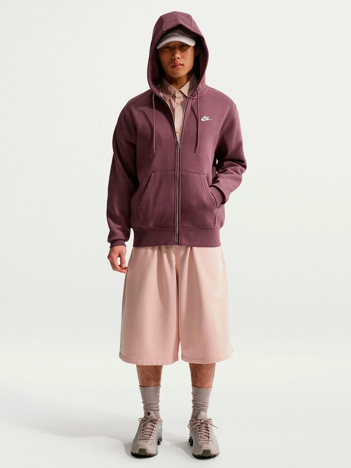 POLERÓN HOMBRE NIKE ALGODÓN CLUB HOODIE - 5
