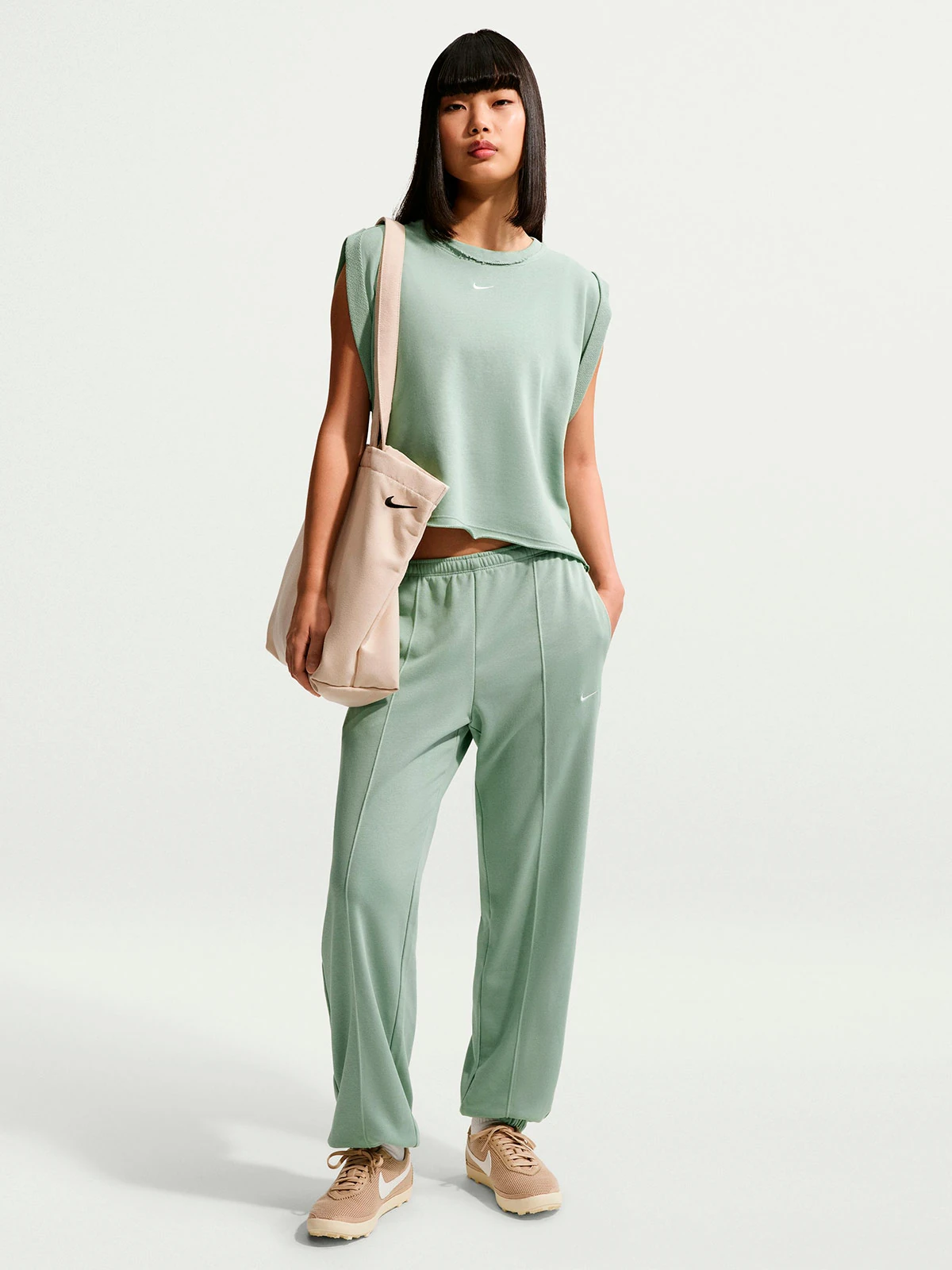 PANTALÓN BUZO MUJER NIKE JOGGER ALGODÓN - 6