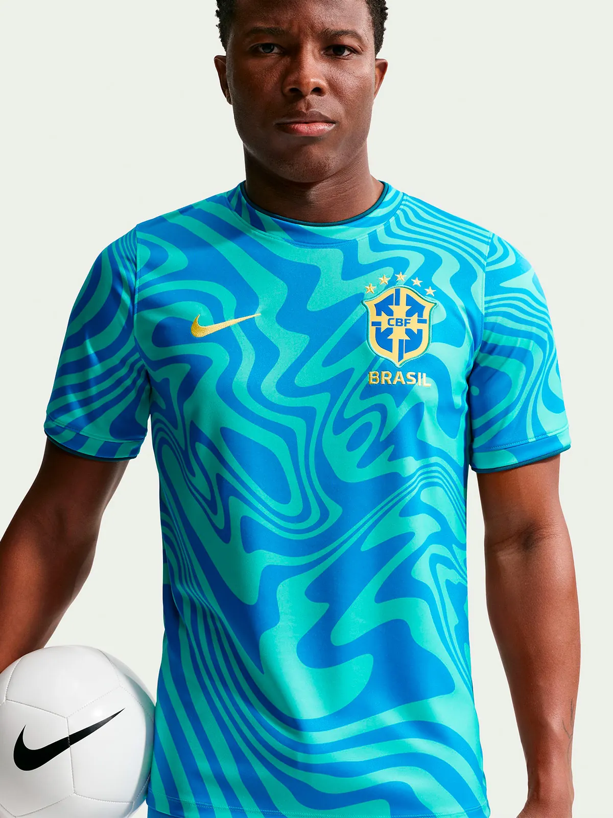 CAMISETA HOMBRE NIKE SELECCIÓN BRASIL ENTRENAMIENTO - 1