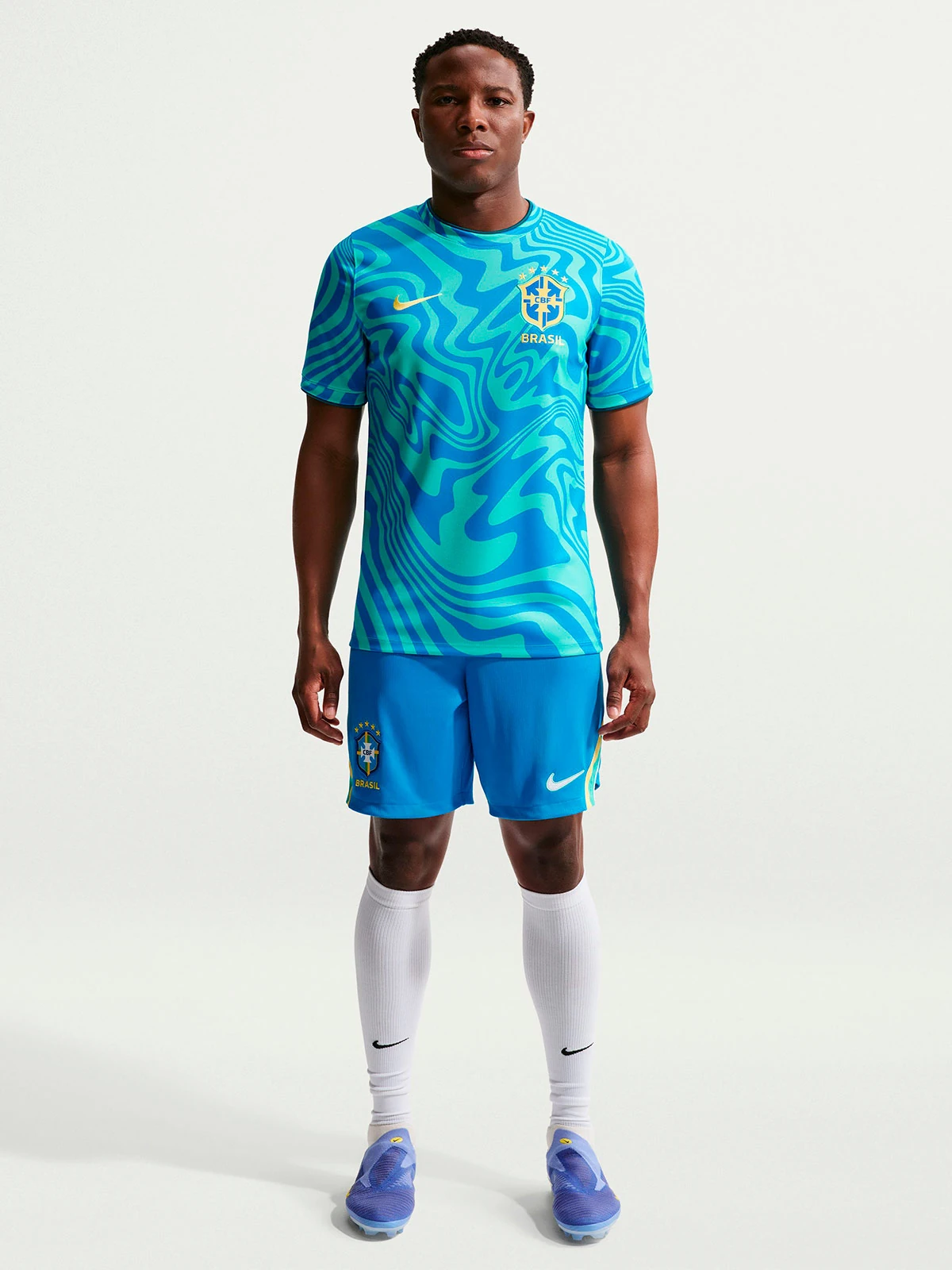 CAMISETA HOMBRE NIKE SELECCIÓN BRASIL ENTRENAMIENTO - 5