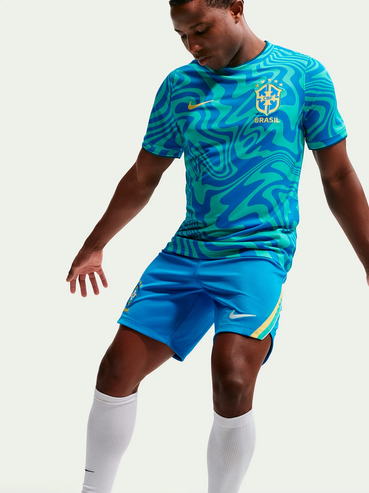 CAMISETA HOMBRE NIKE SELECCIÓN BRASIL ENTRENAMIENTO - 7
