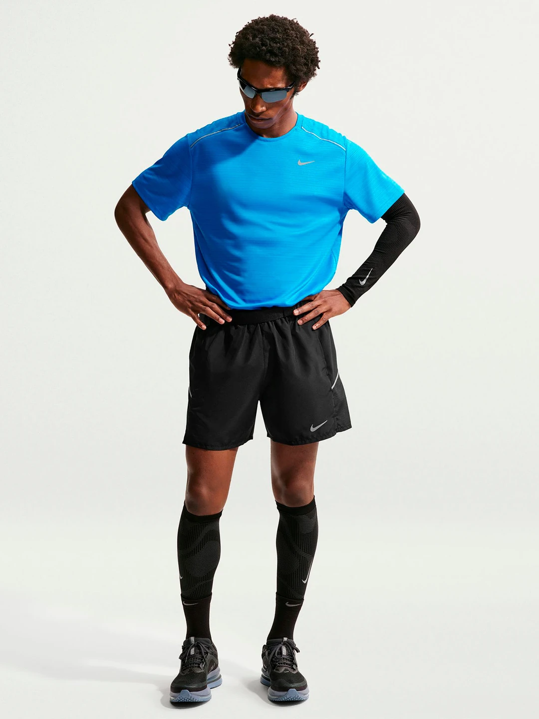 SHORT HOMBRE NIKE NEGRO MILER 5BF - 3