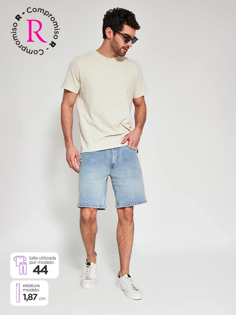 SHORT HOMBRE BARBADOS ALGODÓN DENIM
