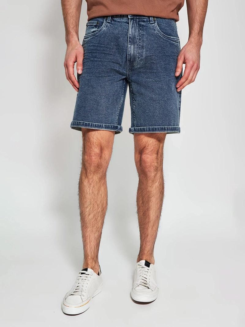 SHORT HOMBRE BARBADOS ALGODÓN DENIM - 2