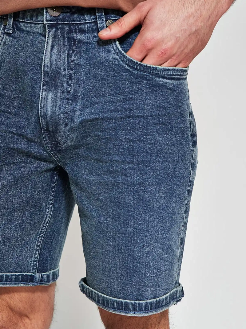 SHORT HOMBRE BARBADOS ALGODÓN DENIM - 4
