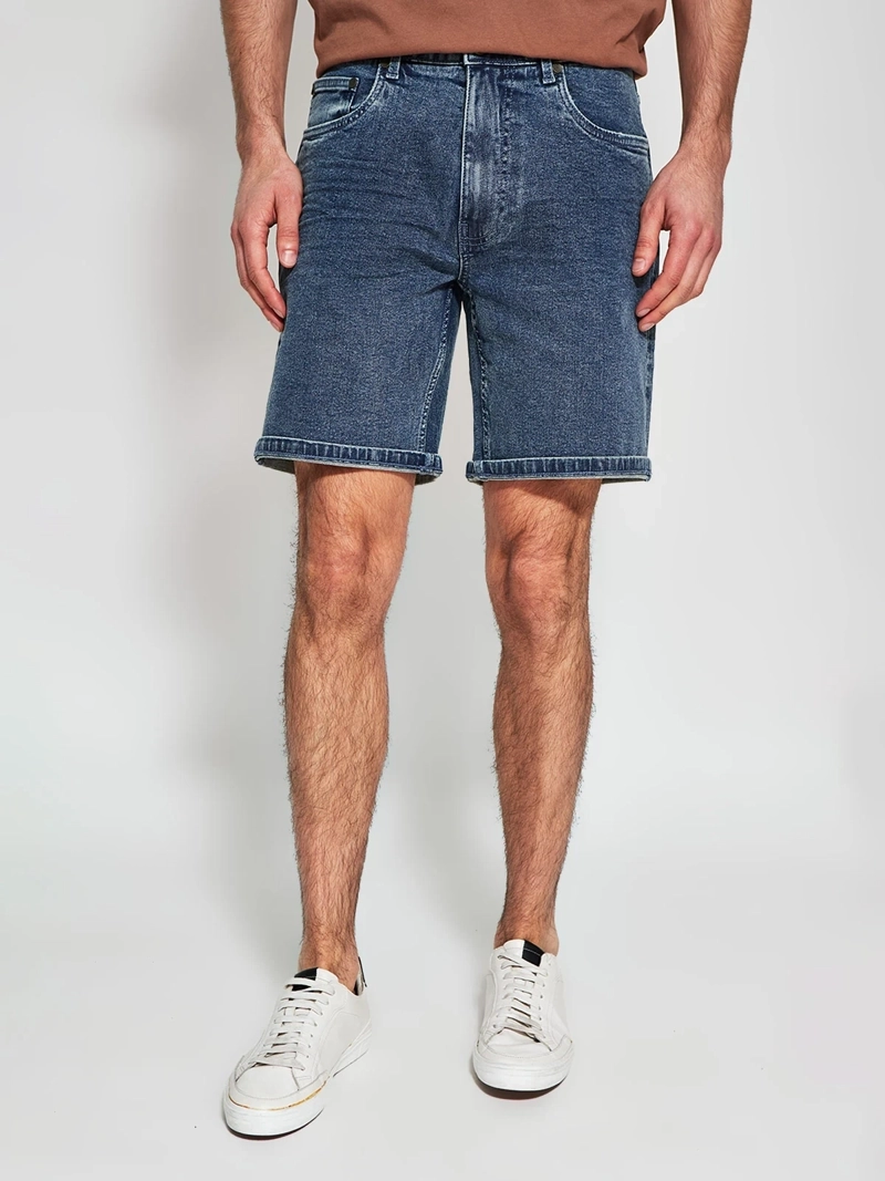 SHORT HOMBRE BARBADOS ALGODÓN DENIM - 2