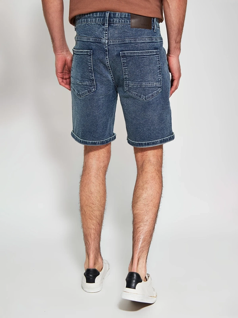 SHORT HOMBRE BARBADOS ALGODÓN DENIM - 3