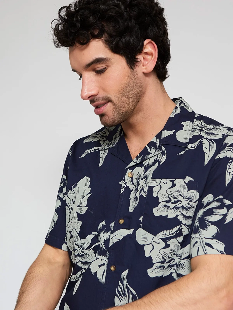 CAMISA HOMBRE ROBERT LEWIS ALGODÓN ESTAMPADA - 3