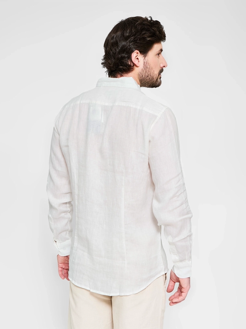CAMISA HOMBRE CACHAREL LINO MANGA CORTA - 2