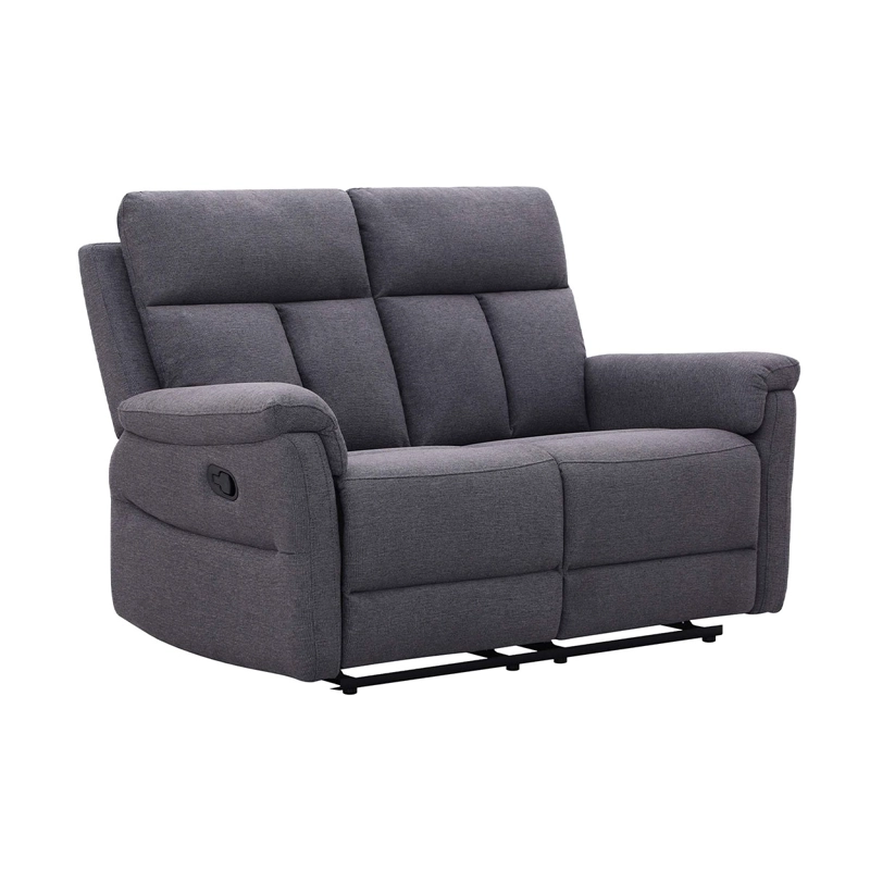 SOFÁ RECLINABLE RIPLEY HOME HAMILTON 2 CUERPOS GRIS - 3