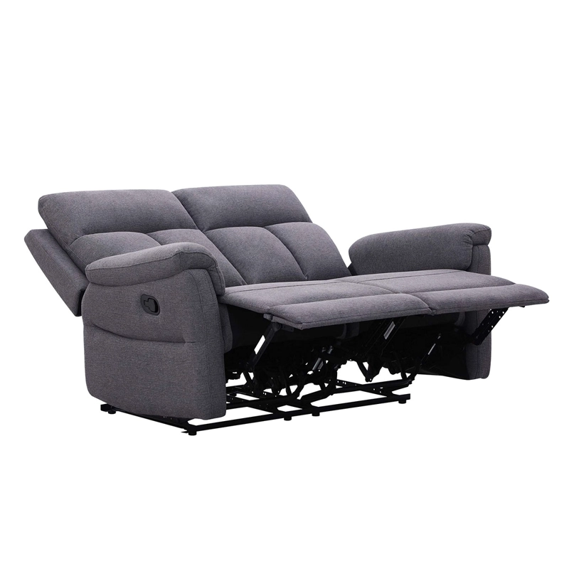 SOFÁ RECLINABLE RIPLEY HOME HAMILTON 2 CUERPOS GRIS - 4