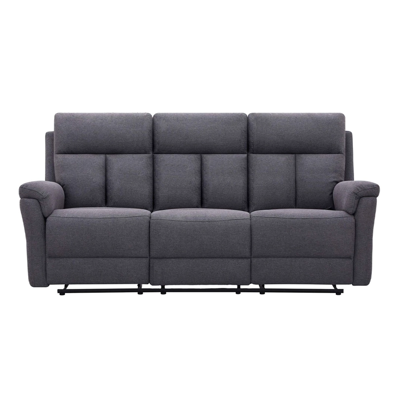 SOFÁ RECLINABLE RIPLEY HOME HAMILTON 3 CUERPOS GRIS - 2