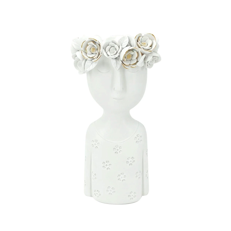 FIGURA DECORATIVA RIPLEY HOME MUJER FLOR L