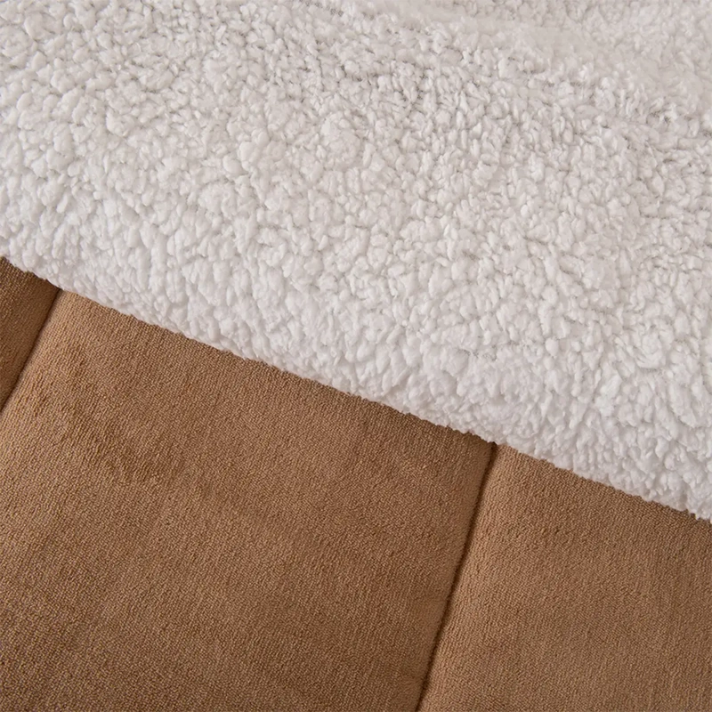 PLUMÓN MASHINI CORAL SHERPA 2 PLAZAS BEIGE - 2