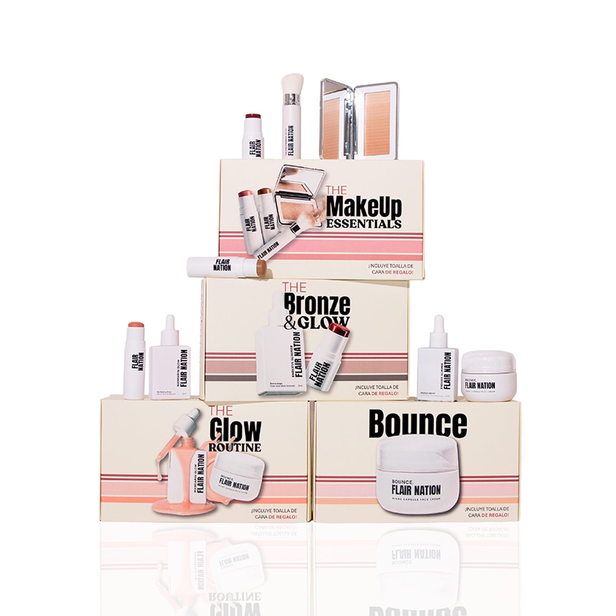 SET DE MAQUILLAJE FLAIR NATION MAKEUP ESSENTIALS 15,2ML - 4