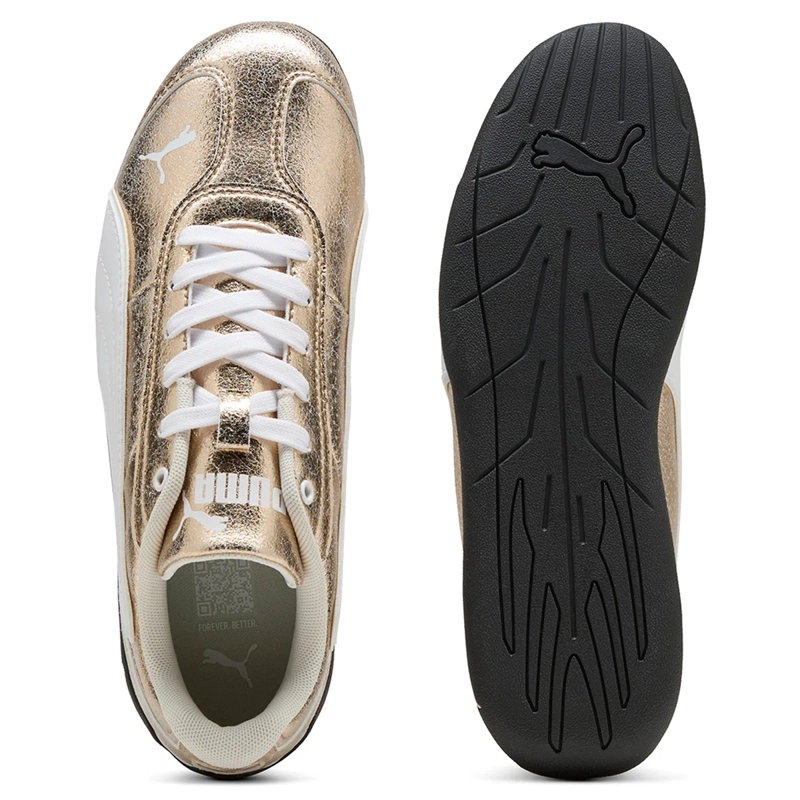 ZAPATILLAS MUJER PUMA CASUALES DORADO REPLICATCH METALLIC WHISPER - 4
