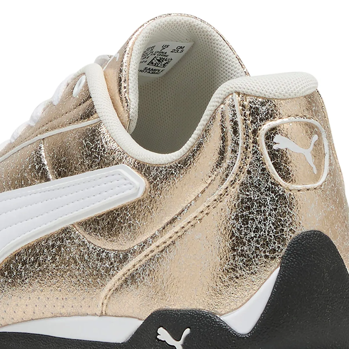 ZAPATILLAS MUJER PUMA CASUALES DORADO REPLICATCH METALLIC WHISPER - 5