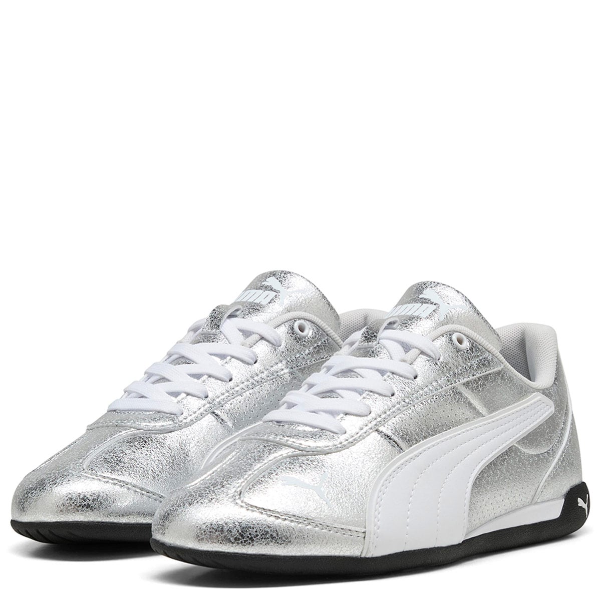 ZAPATILLAS MUJER PUMA CASUALES PLATEADO REPLICATCH METALLIC WHISPER - 2