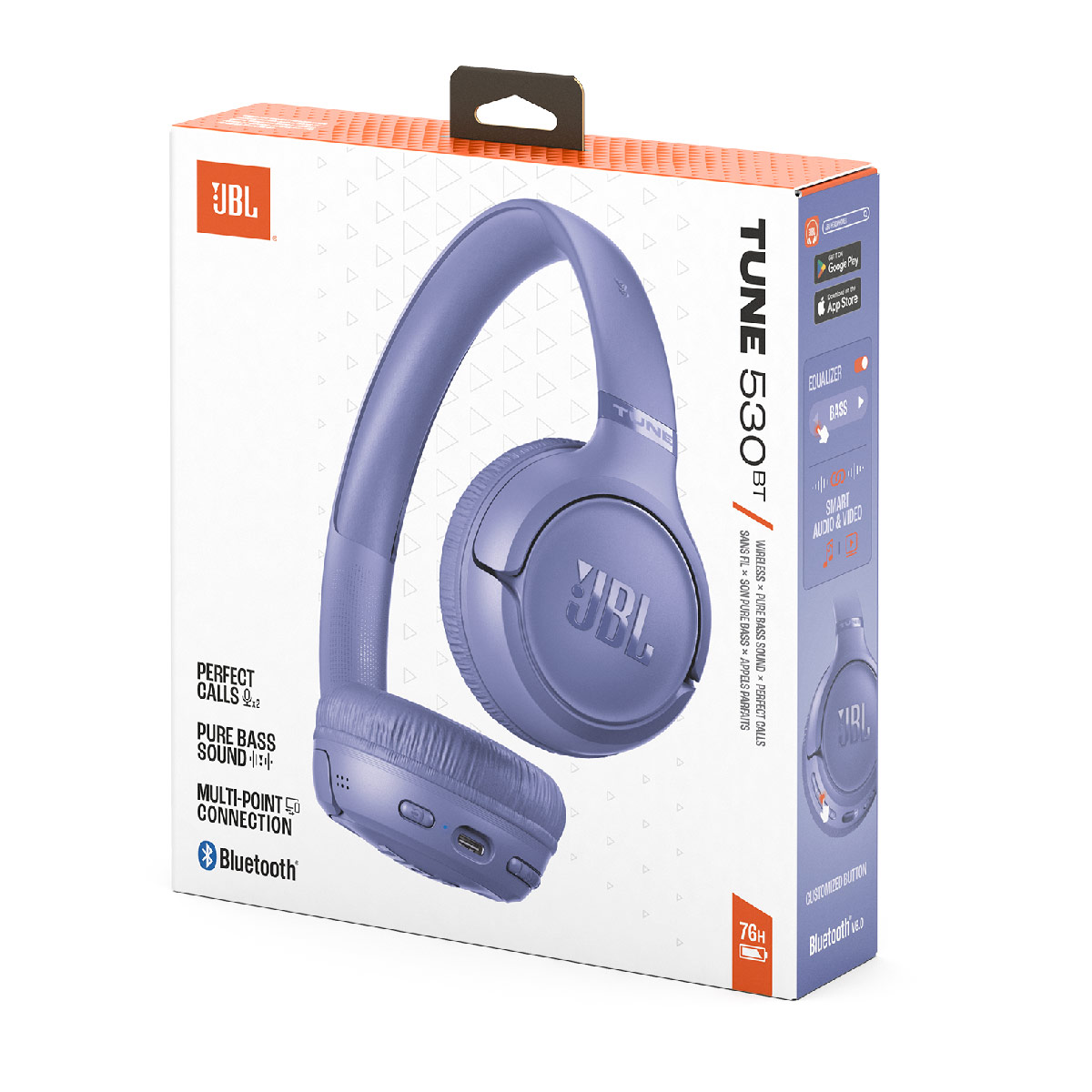 AUDÍFONOS JBL ON EAR TUNE 530BT BLUETOOTH - 7