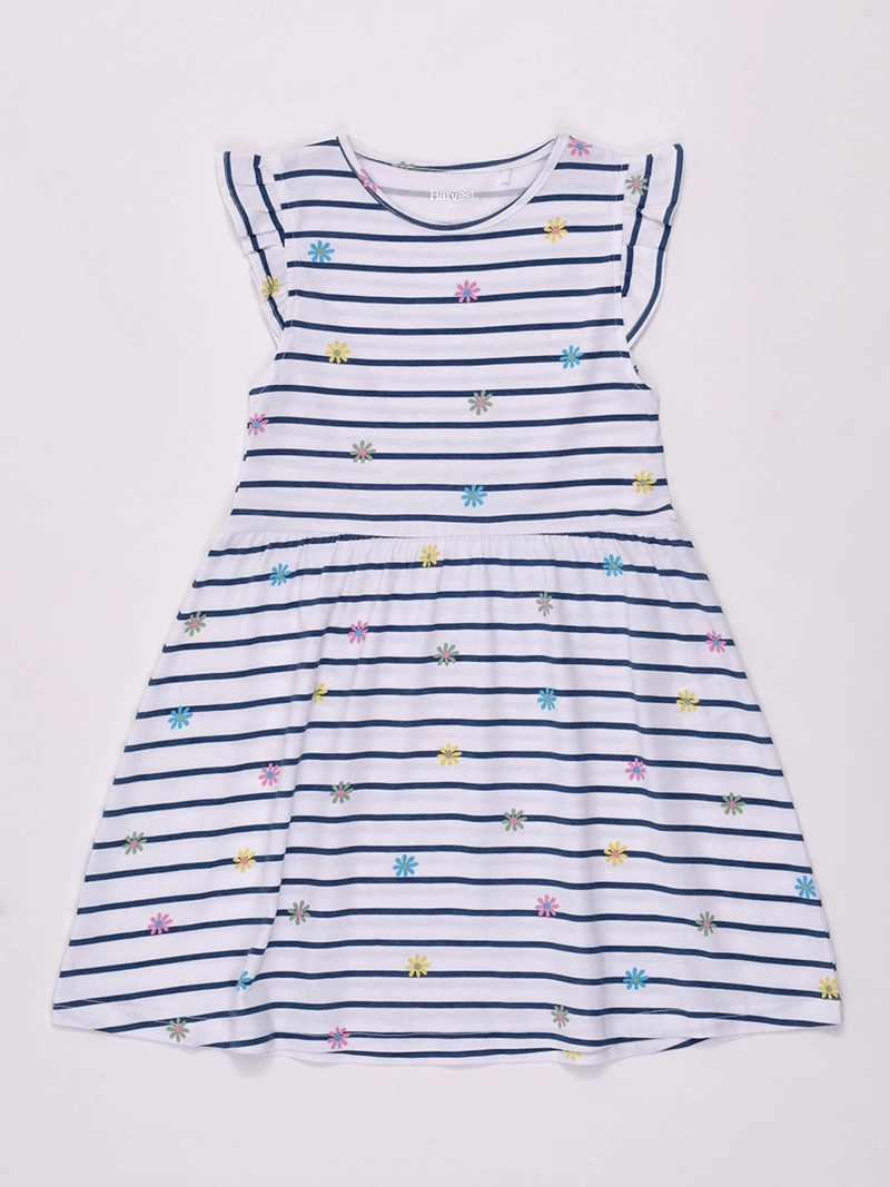 VESTIDO NIÑA HARVEST ALGODÓN ESTAMPADO