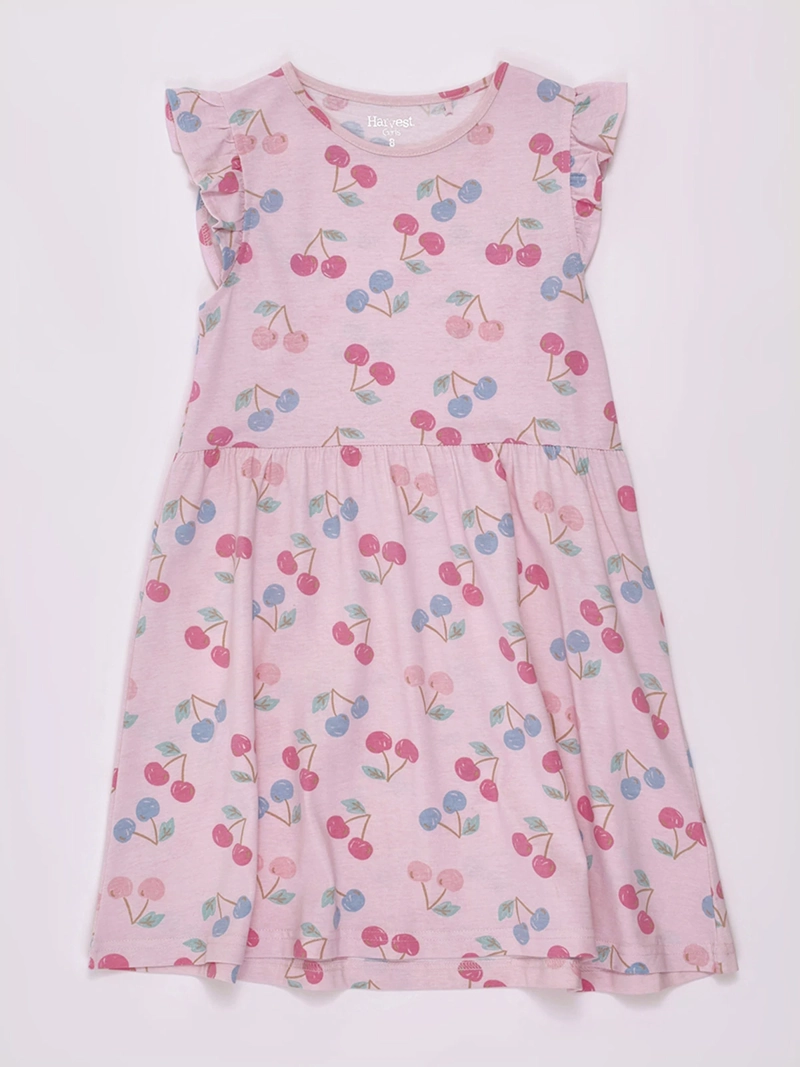 VESTIDO NIÑA HARVEST ALGODÓN ESTAMPADO