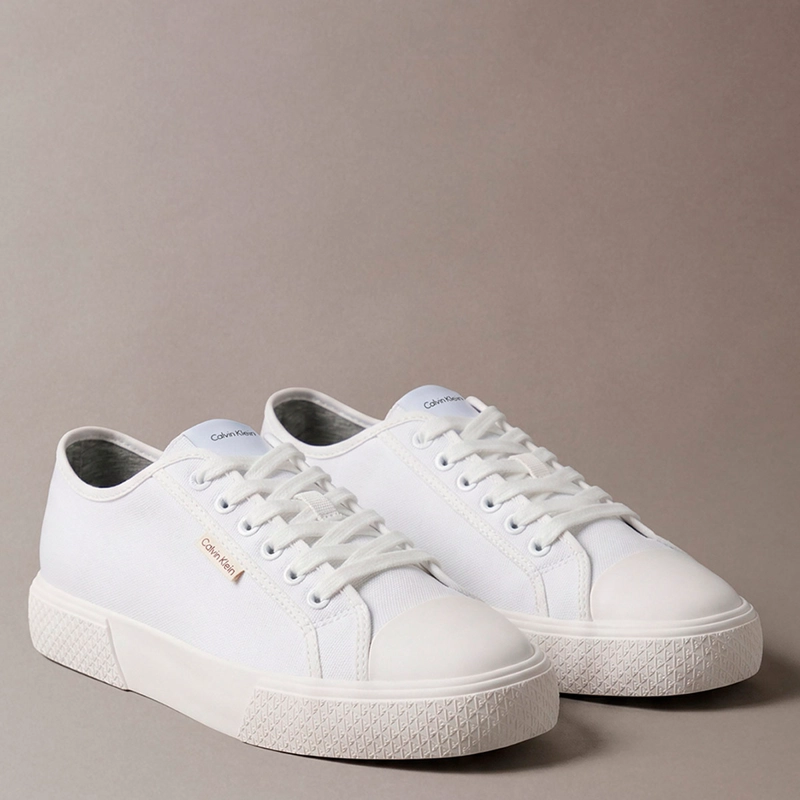 ZAPATILLAS HOMBRE CALVIN KLEIN CASUALES BLANCO HM0HM021210K4  - 2