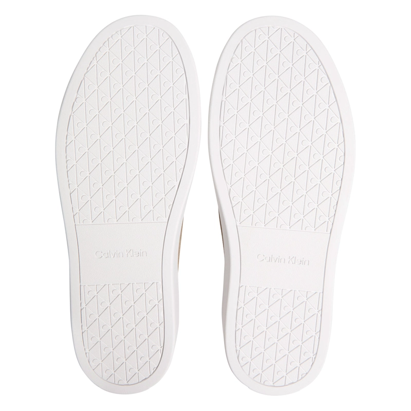 ZAPATOS HOMBRE CALVIN KLEIN BEIGE HM0HM02078PBO CUERO - 6