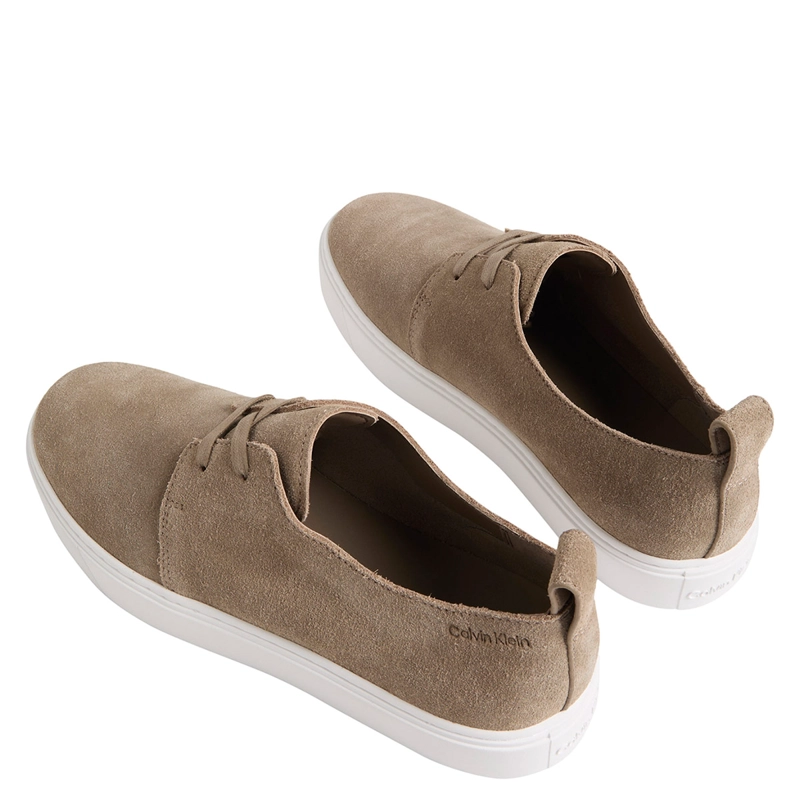 ZAPATOS HOMBRE CALVIN KLEIN BEIGE HM0HM02078PBO CUERO - 4