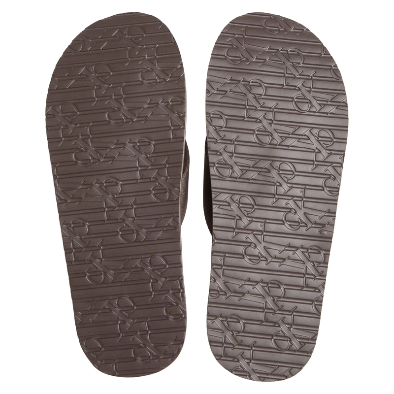 SANDALIAS PLAYERAS HOMBRE CALVIN KLEIN  CAFÉ HM0HM02106PDK  - 6