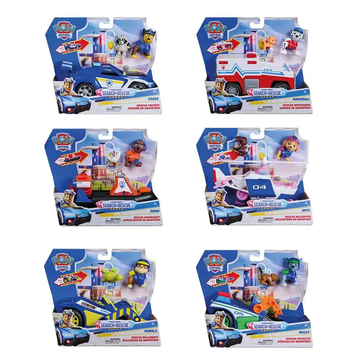 VEHÍCULO DE JUGUETE PAW PATROL SEARCH & RESCUE - MODELO ALEATORIO - 2