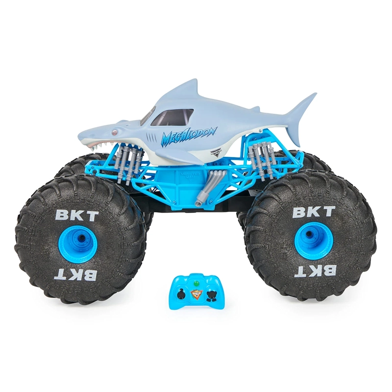 AUTO RADIO CONTROLADO MONSTER JAM MEGA MEGALODON CAMIÓN MONSTRUO - 3