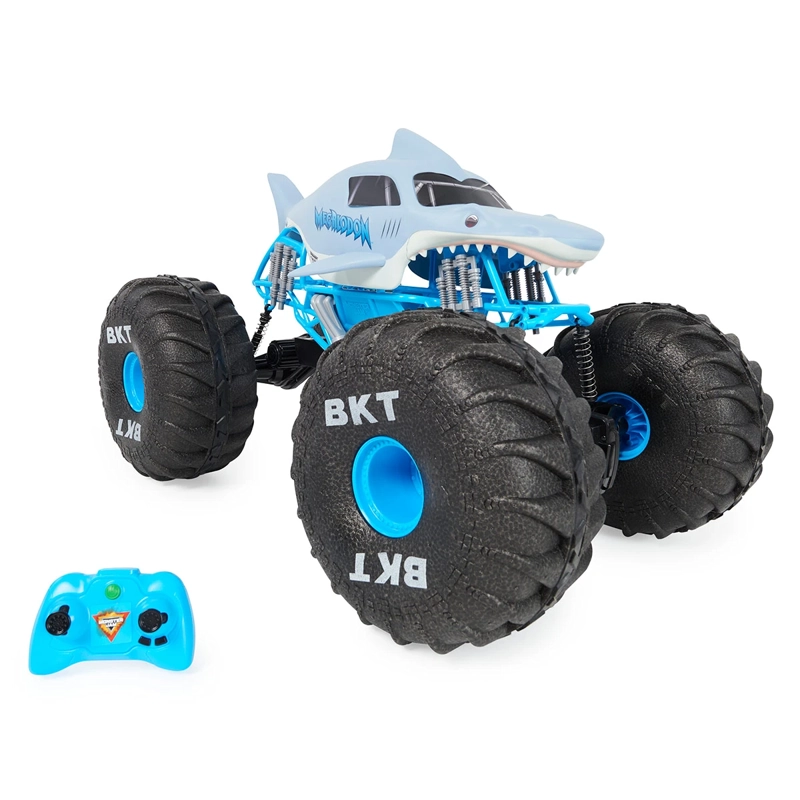 AUTO RADIO CONTROLADO MONSTER JAM MEGA MEGALODON CAMIÓN MONSTRUO - 4