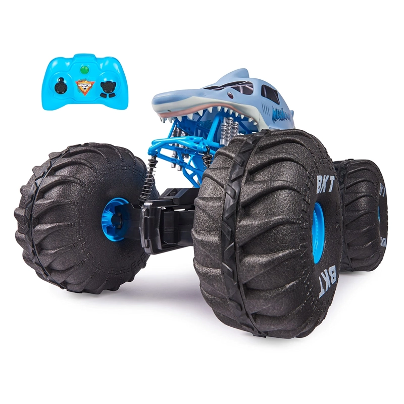 AUTO RADIO CONTROLADO MONSTER JAM MEGA MEGALODON CAMIÓN MONSTRUO - 6