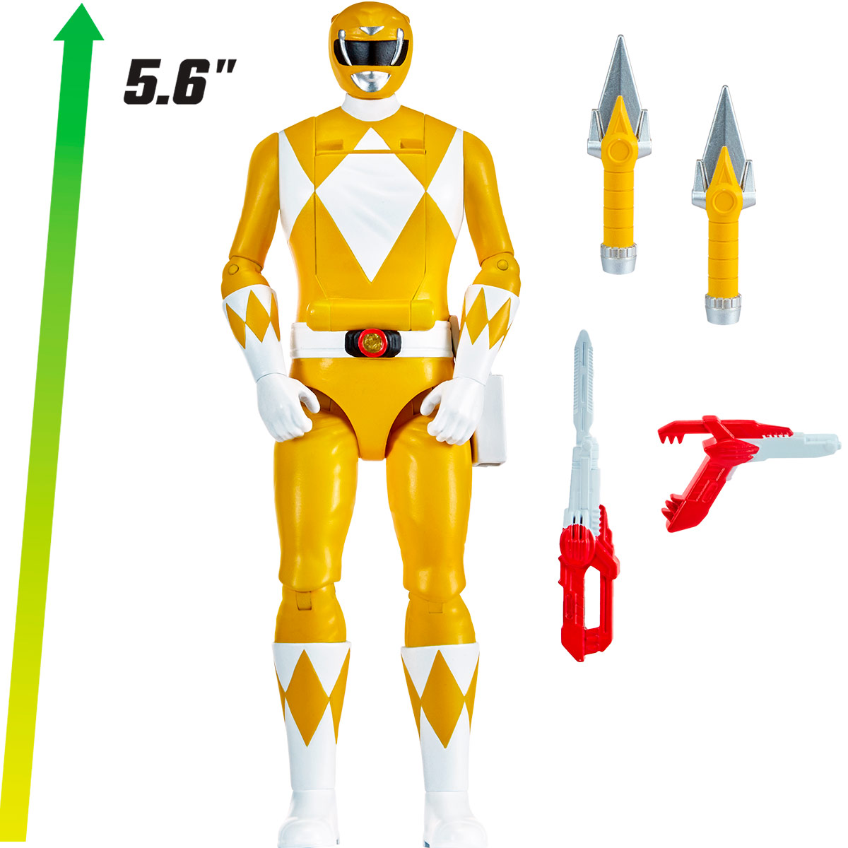 FIGURA DE ACCIÓN POWER RANGERS CABEZA GIRATORIA - MODELO ALEATORIO - 11