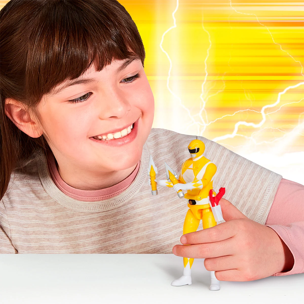 FIGURA DE ACCIÓN POWER RANGERS CABEZA GIRATORIA - MODELO ALEATORIO - 12