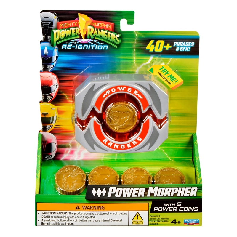 FIGURA DE ACCIÓN POWER RANGERS MORPHER CON SONIDO Y LUCES  - 6