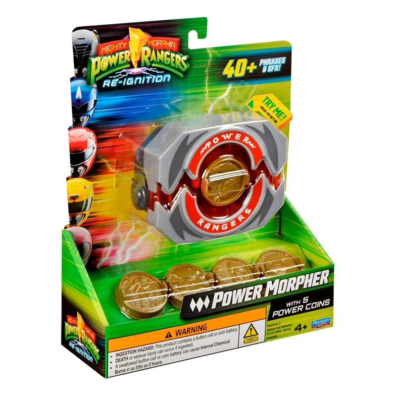 FIGURA DE ACCIÓN POWER RANGERS MORPHER CON SONIDO Y LUCES  - 7