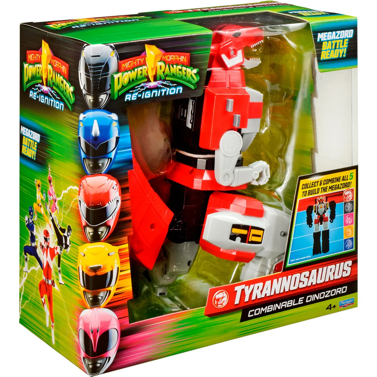 FIGURA DE ACCIÓN POWER RANGERS MEGAZORD FIGURA COMBINABLE - 4