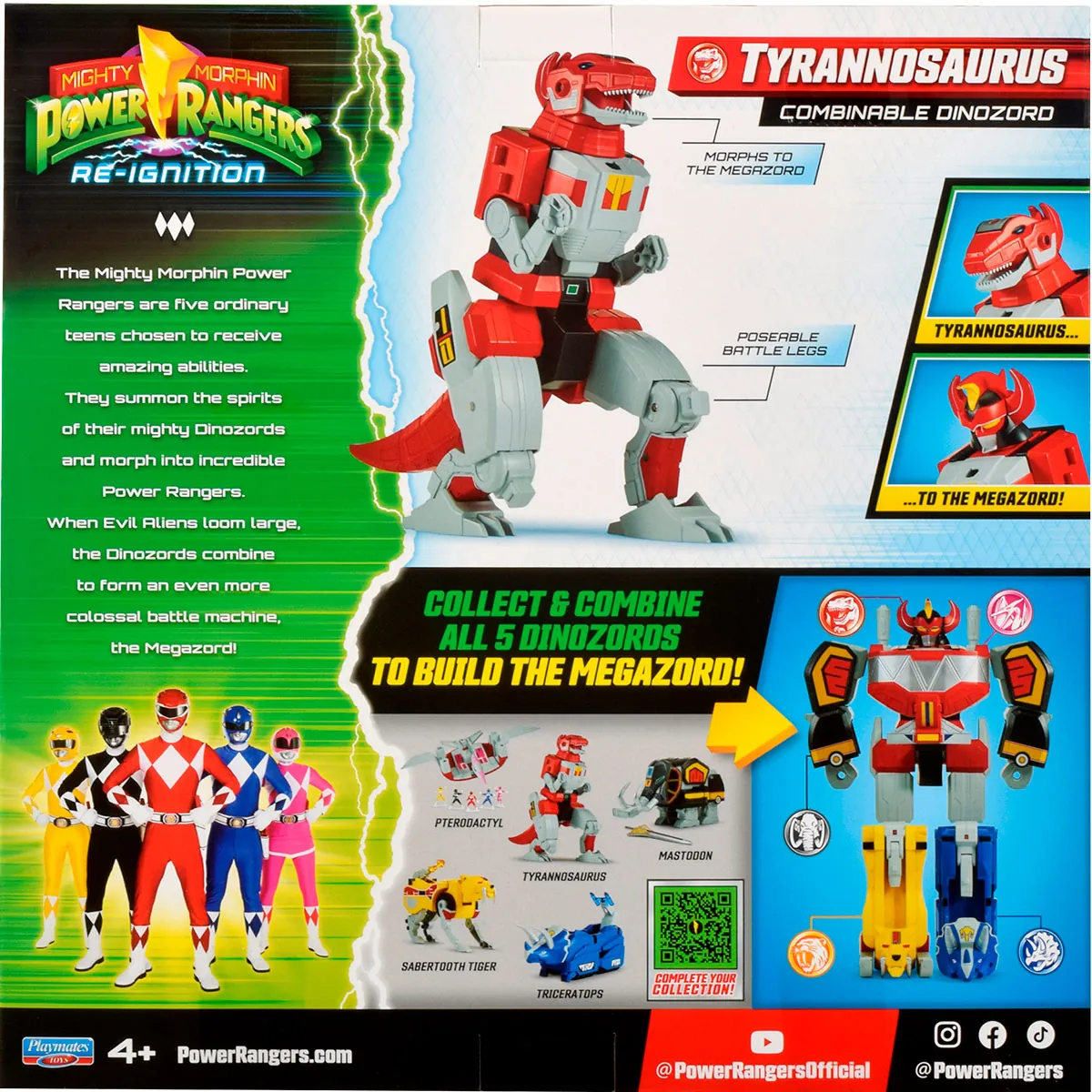 FIGURA DE ACCIÓN POWER RANGERS MEGAZORD FIGURA COMBINABLE - 5