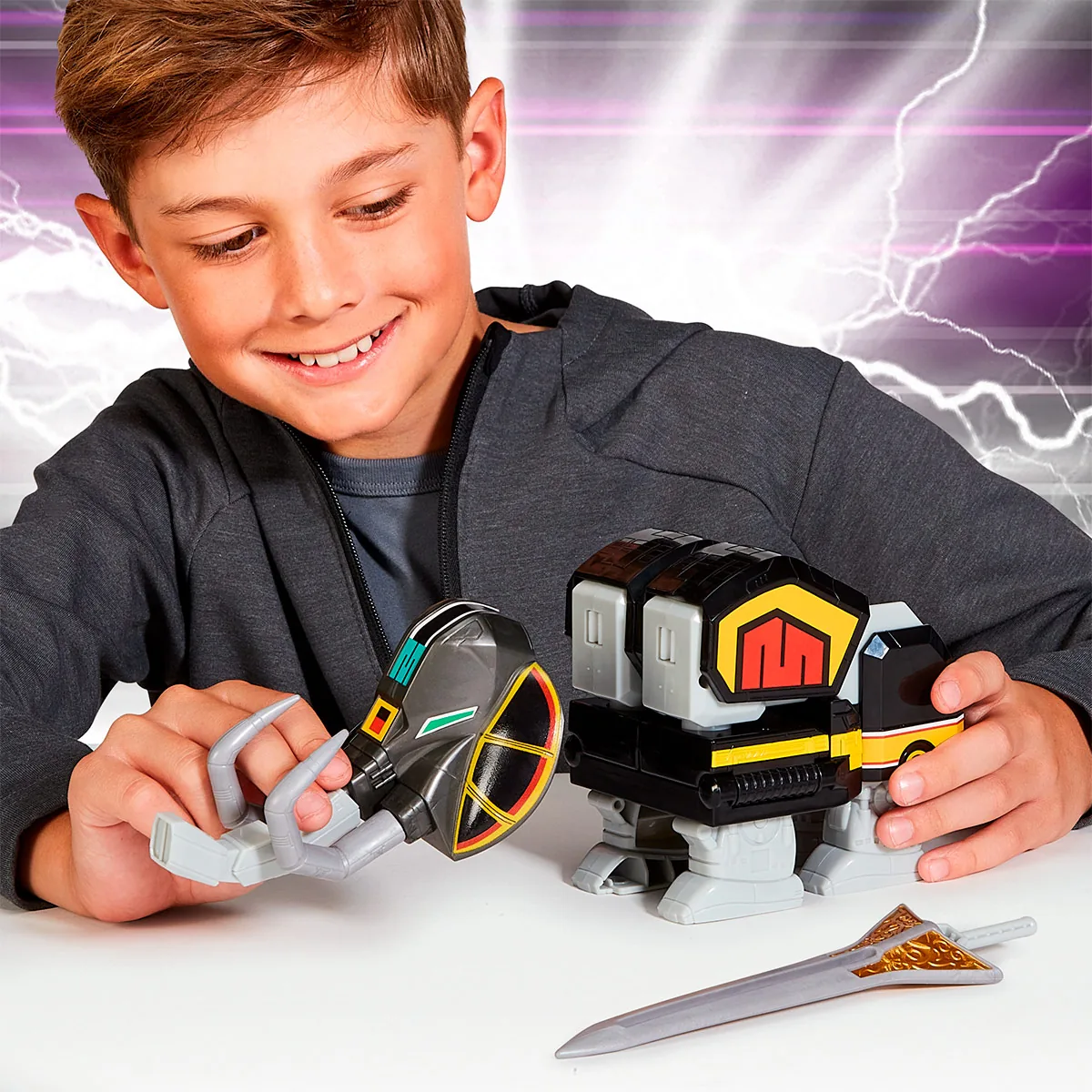 FIGURA DE ACCIÓN POWER RANGERS MEGAZORD FIGURA COMBINABLE - 10