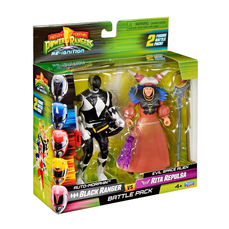 PACK 2 FIGURAS DE ACCIÓN POWER RANGERS - MODELO ALEATORIO - 1
