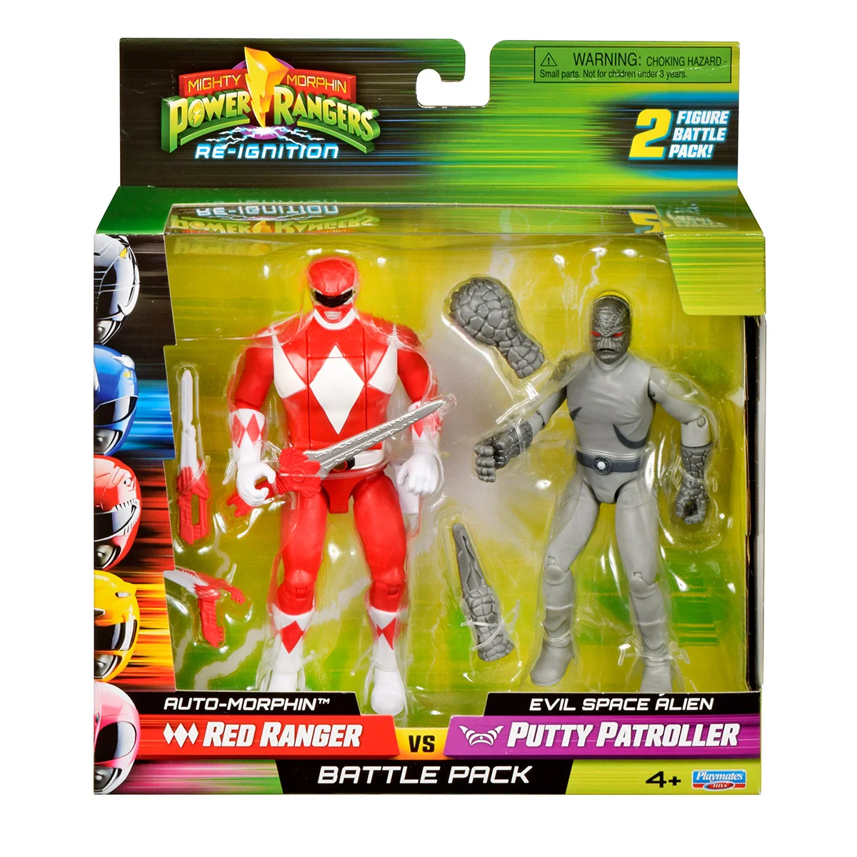 PACK 2 FIGURAS DE ACCIÓN POWER RANGERS - MODELO ALEATORIO - 3