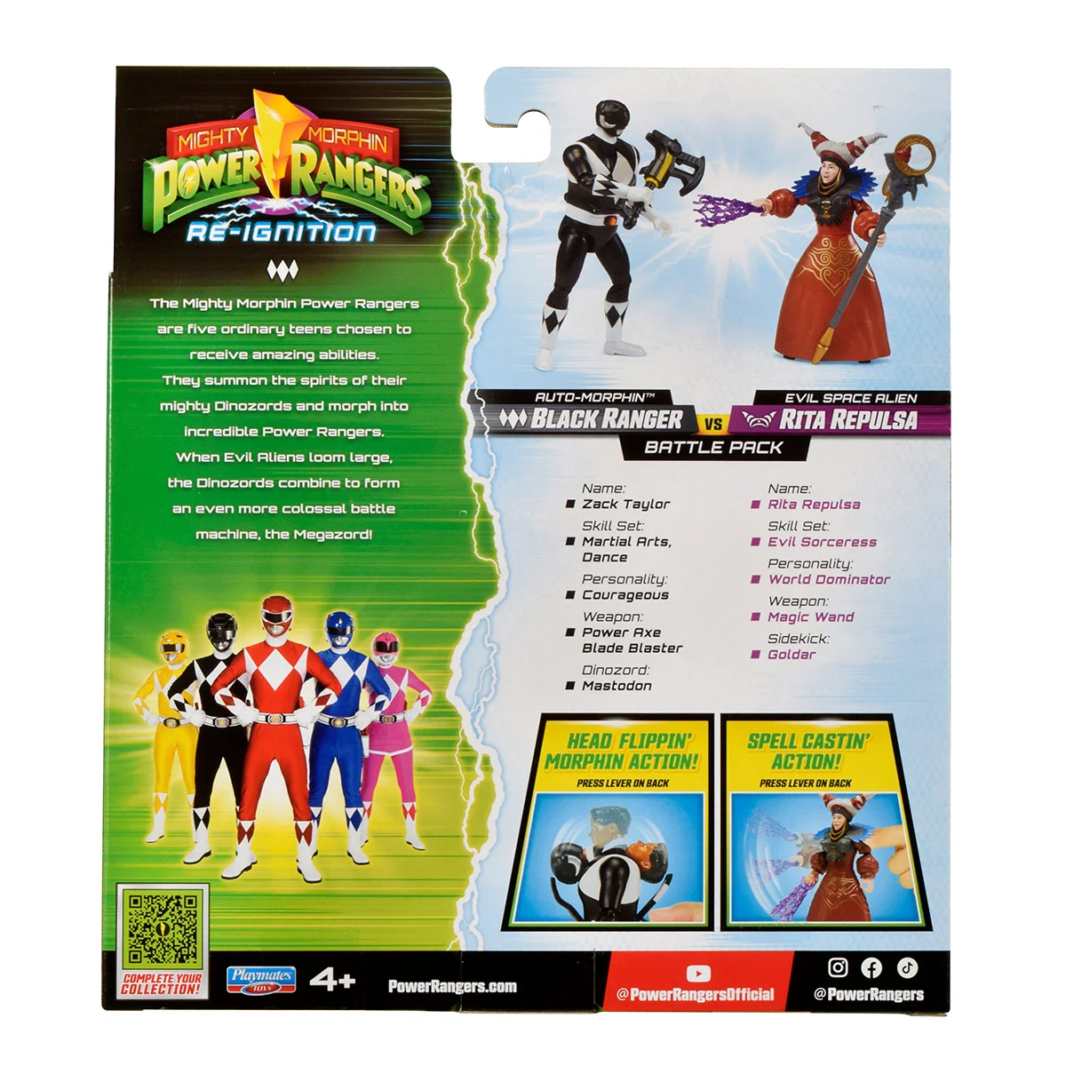 PACK 2 FIGURAS DE ACCIÓN POWER RANGERS - MODELO ALEATORIO - 5